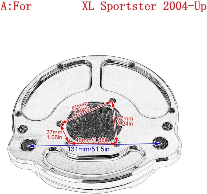 Wivplex CNC Motorcycle Air Filter for Harley Models - Image 2