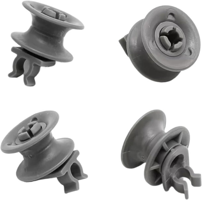 8 pieces of easy-installation dishwasher rack wheels, bowl plate drum and shaft assembly replacement parts - Image 4