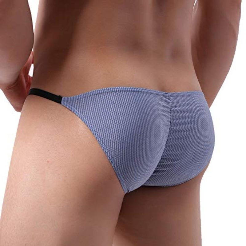 Summer Code Men's Sexy Briefs Elastic Ruched Back Bikini Underwear Pack - Image 5