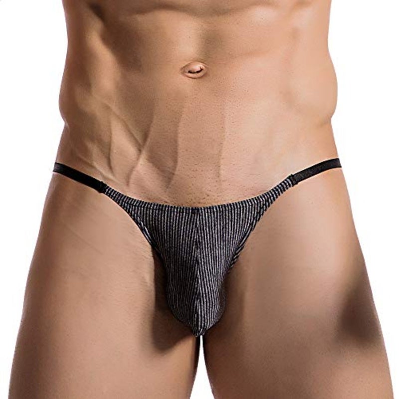 Summer Code Men's Sexy Briefs Elastic Ruched Back Bikini Underwear Pack - Image 2