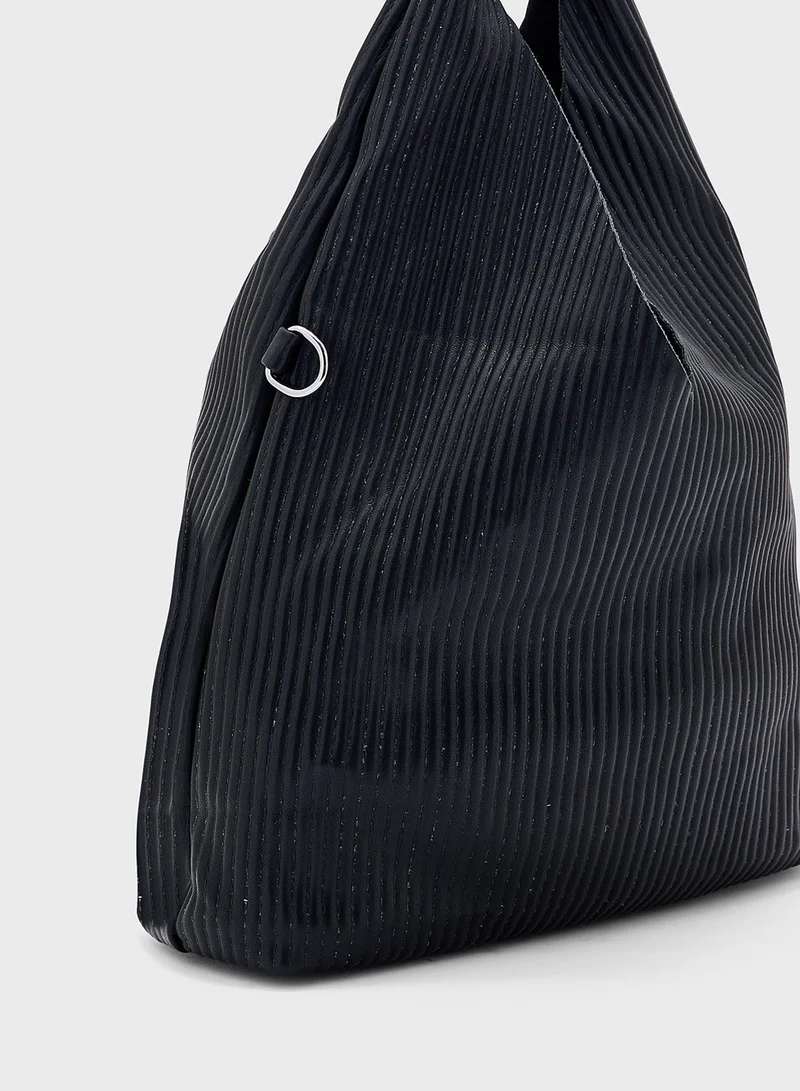 Ginger Pleated Hobo Bag