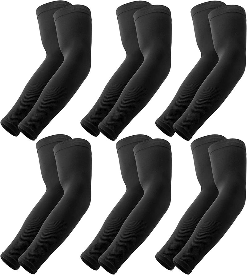 DeloPik UV Sun Protection Compression Arm Sleeves unisex, men and women , Cooling Athletic Sports Sleeve for Football, Golf & Volleyball, water sport, outdoor activities, Tattoo Cover Up - Image 1