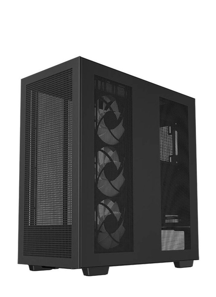 DEEPCOOL Morpheus Full Tower ATX+ PC Case, Tempered Glass Side Panel, Up to 420mm Radiator, Real-time Digital Display, 1* 420mm ARGB Fan, 4* USB 3.0 / 1* USB Type-C, Black | R-MORPHEUS-BKAPA1-G-1  - Image 3