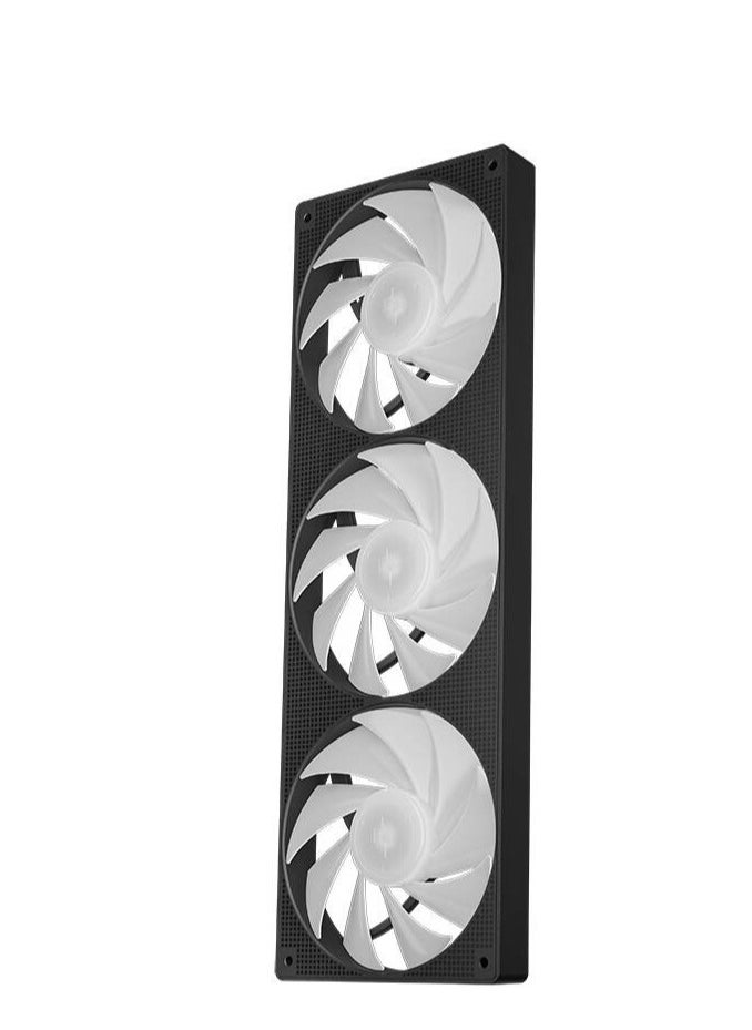 Morpheus Full Tower ATX+ PC Case, Tempered Glass Side Panel, Up to 420mm Radiator, Real-time Digital Display, 1* 420mm ARGB Fan, 4* USB 3.0 / 1* USB Type-C, Black | R-MORPHEUS-BKAPA1-G-1