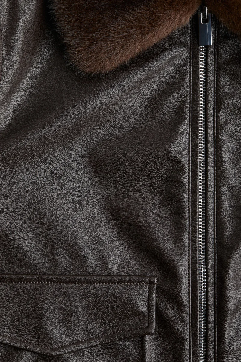 H&M Collared coated jacket