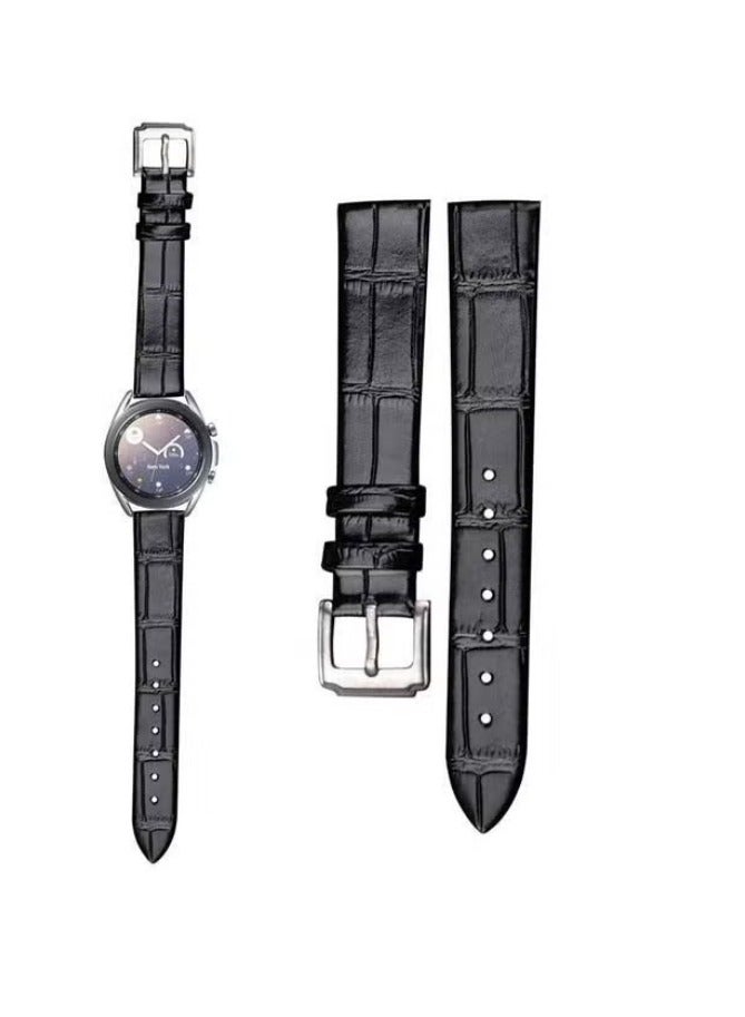 vesus Replacement Band for Samsung Galaxy Watch3 Black