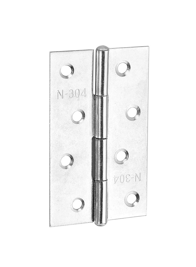 ABBASALI 12Pcs Folding Hinges-Inner Door Butt Hinge with Mounting Screws for Cupboard,Cabinet,Windows JewelleryBox Home Furniture Hardware Cabinets With Screw,MarkerPen,Gloves & Screwdriver (3 inch)  - Image 3