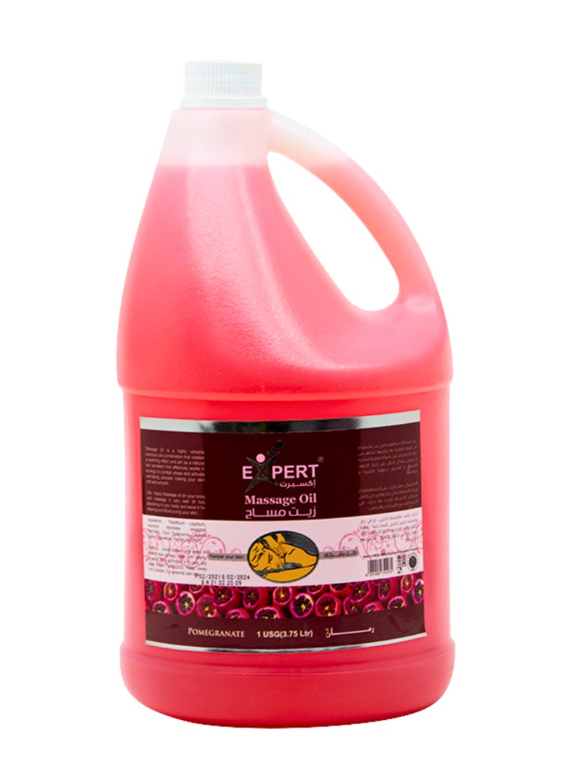 إكسبرت زيت مساج إكسبيرت بالرمان – تغذية واسترخاء للجسم – 3.75 لتر