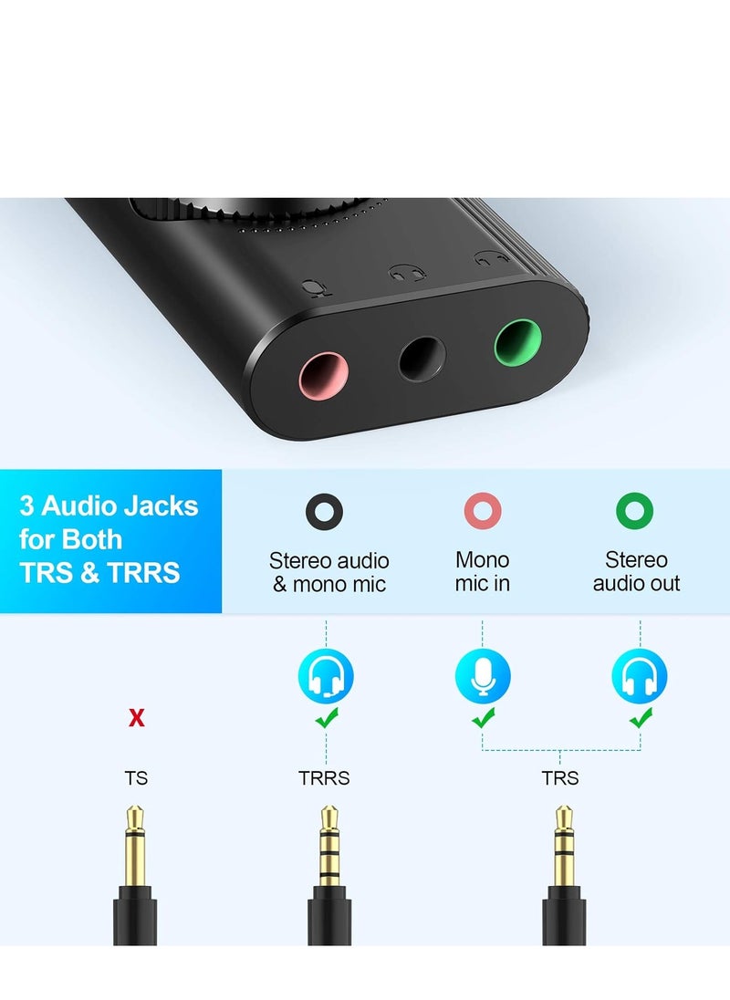ZY-007 Condenser Microphone + TechRise Sound Card Bundle for Studio Recording & Brocasting