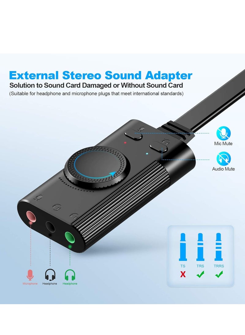 ZY-007 Condenser Microphone + TechRise Sound Card Bundle for Studio Recording & Brocasting