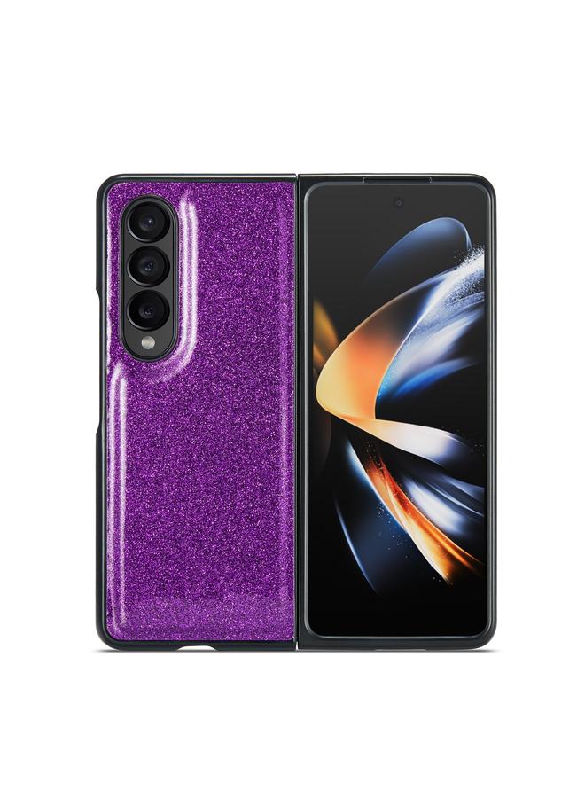 Dg Ming Case For Samsung Galaxy Z Fold3 5G M3 Series Glitter Powder Card Bag Leather Case - Image 3