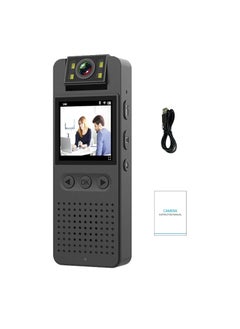 QAWACHH QAWACHH Hd Video Recorder Rotatable Lens Back Clip Camera Infrared Night Vision  - Image 1
