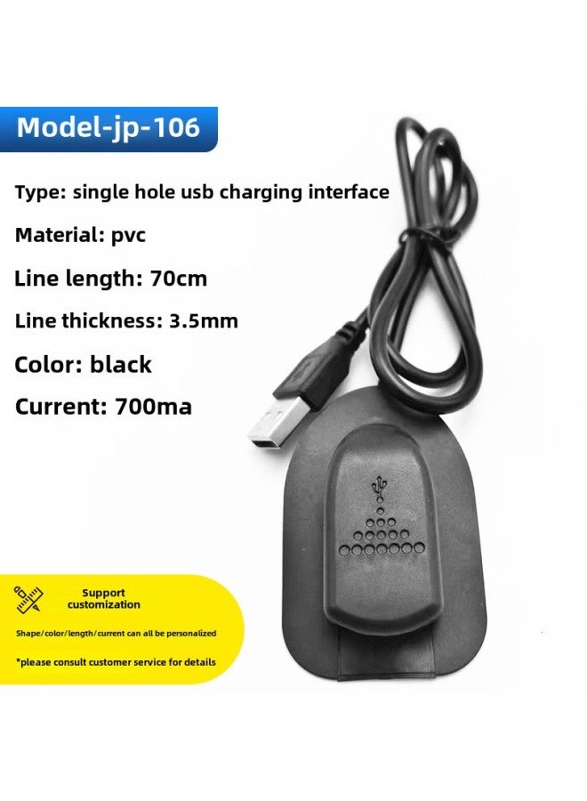 Luggage USB Charging Cable Backpack Extension Cable External Charging Interface USB Data Cable Shell Accessories Wholesale-Color:Model-jp-106 (normal)  - Image 1
