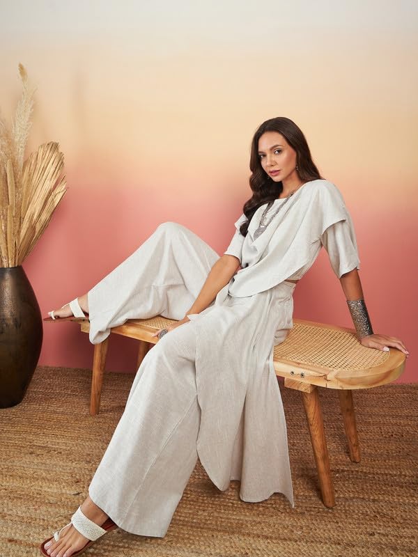 InWeave GREY HANDLOOM WFH CO-ORD SET - Image 4