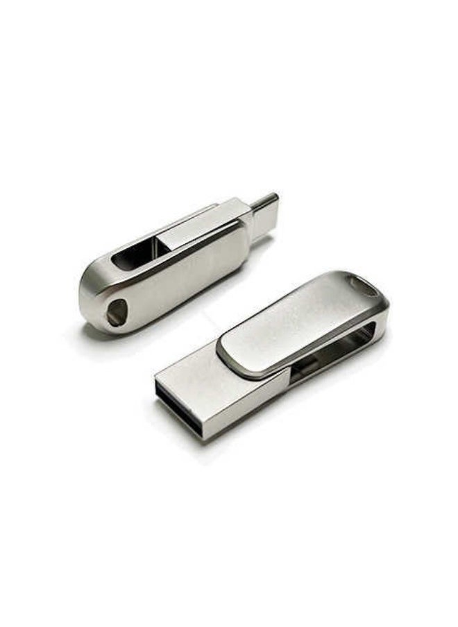 Dual Interface Metal USB Flash Drive, [Insert Capacity], USB-A and USB-C Connectors, Swivel Design, High-Speed Data Transfer, Compatible with Smartphones and Laptops  - Image 5