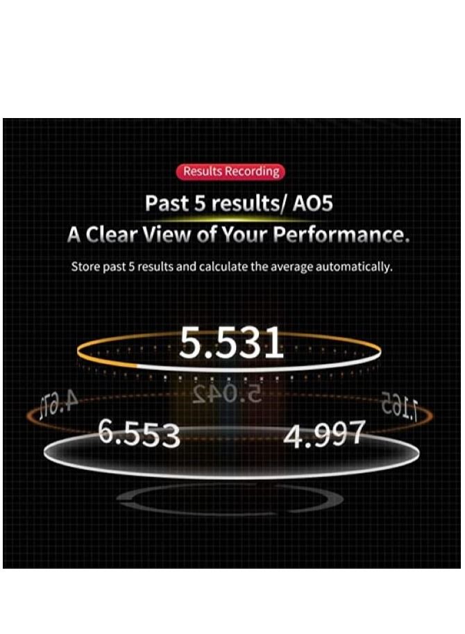 جانكيوب جهاز توقيت ذكي بالبلوتوث للعبة مكعب روبيك لون ساموراي غامق  أسود  من جان - Image 5