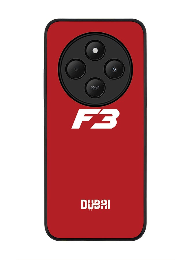 Stylizedd For Xiaomi Poco C75 Case,Slim fit Camera Protection, Shockproof Thin Phone cover - Faz3 Dubai Red - Image 1