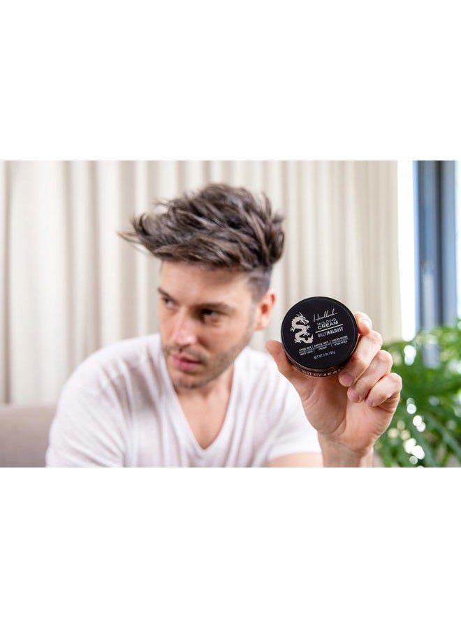 Billy Jealousy Headlock Hair Molding Cream, Hair Styling Cream for Men with Strong All-Day Hold, Natural Matte Finish Styling Agent for All Lengths, 3 Ounce - Image 5