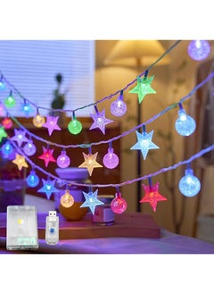 إيروريكس 10M 80 LED سلسلة أضواء تعمل بالبطارية و USB أضواء خرافية مزدوجة الغرض الزخرفية الداخلية والخارجية أضواء سلسلة مقاومة للماء للمنزل الزفاف التخييم نمط رمضان 4  - Image 1