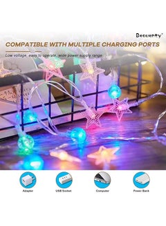 إيروريكس 10M 80 LED سلسلة أضواء تعمل بالبطارية و USB أضواء خرافية مزدوجة الغرض الزخرفية الداخلية والخارجية أضواء سلسلة مقاومة للماء للمنزل الزفاف التخييم نمط رمضان 4  - Image 4