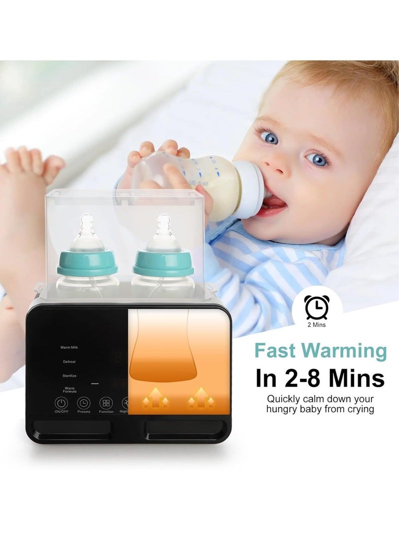 Baby Bottle Warmer, Baby Food Heater，for Breastmilk and Formula with Timer - Image 2