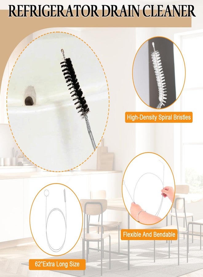 SENEMO 50 Inch Drain Snake Hair Drain Clog Remover, Anti-Break Steel Drain Snake Drain Hair Removal Tool, Plumbing Snake Drain Cleaner Tool-7 Pack for Bathroom, Shower, Kitchen Sink, Bathtub - Image 4