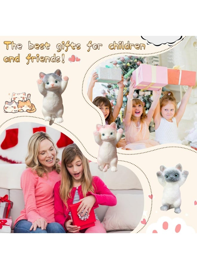 Squishy cat toy, cute fidget toys for cats, anti-stress squishy toy, stress-relieving squishy cat toy, anti-stress squishy cat toy (C) - Image 5