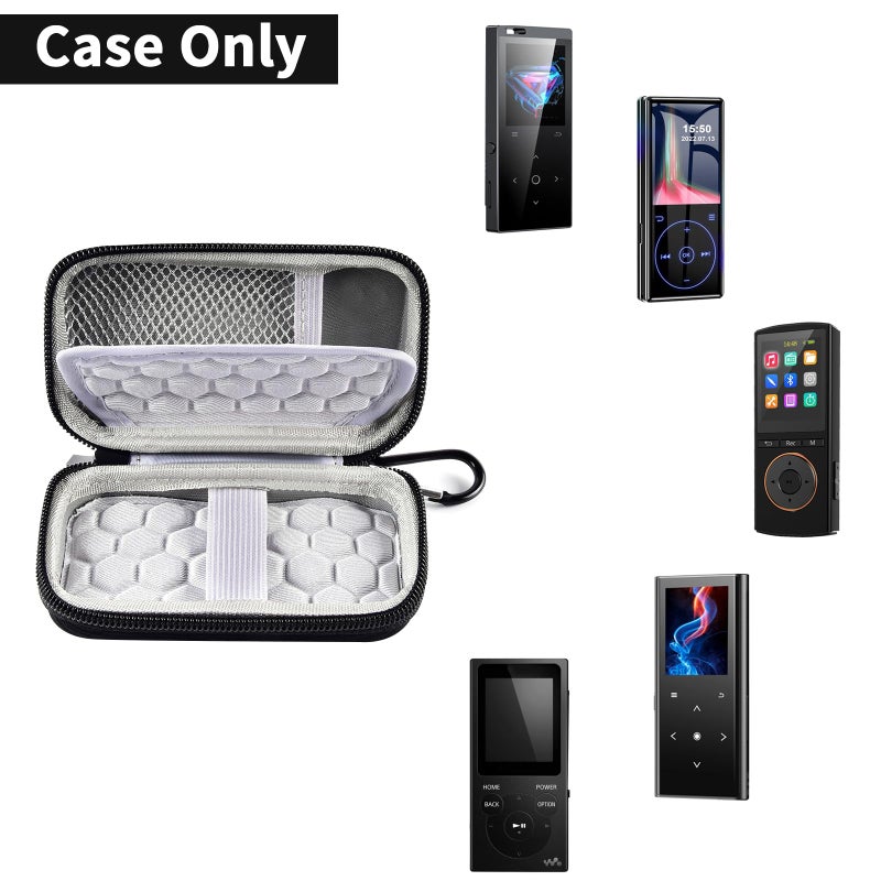 Comecase MP3 & MP4 Player Case for Luoran/for innioasis/for TIMMKOO/for MYMAHDI/for Phinistec/Music Players Bluetooth. MP3 Player for Kids Storage Box Fit for Earbuds, USB Cable and More (Bag Only) - Image 2