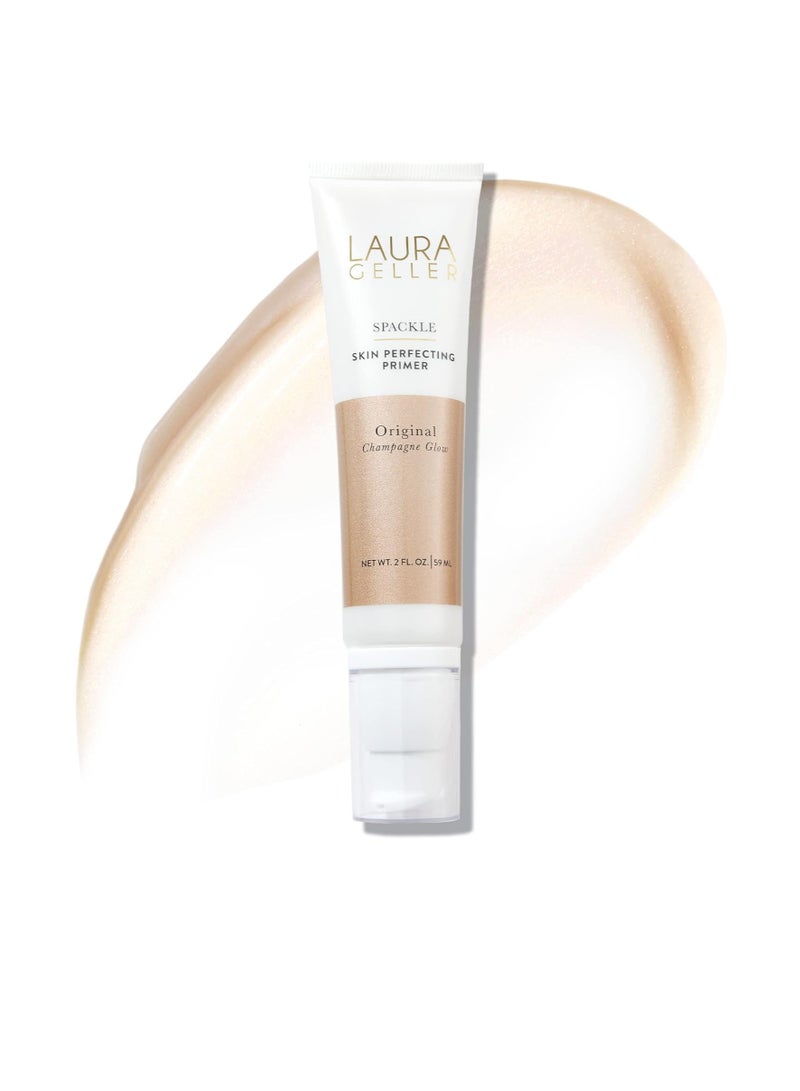 LAURA GELLER NEW YORK Spackle Super-Size Champagne Glow 2 Fl Oz Skin Perfecting Primer Makeup with Hyaluronic Acid Long Wear Foundation Face Primer - Image 1