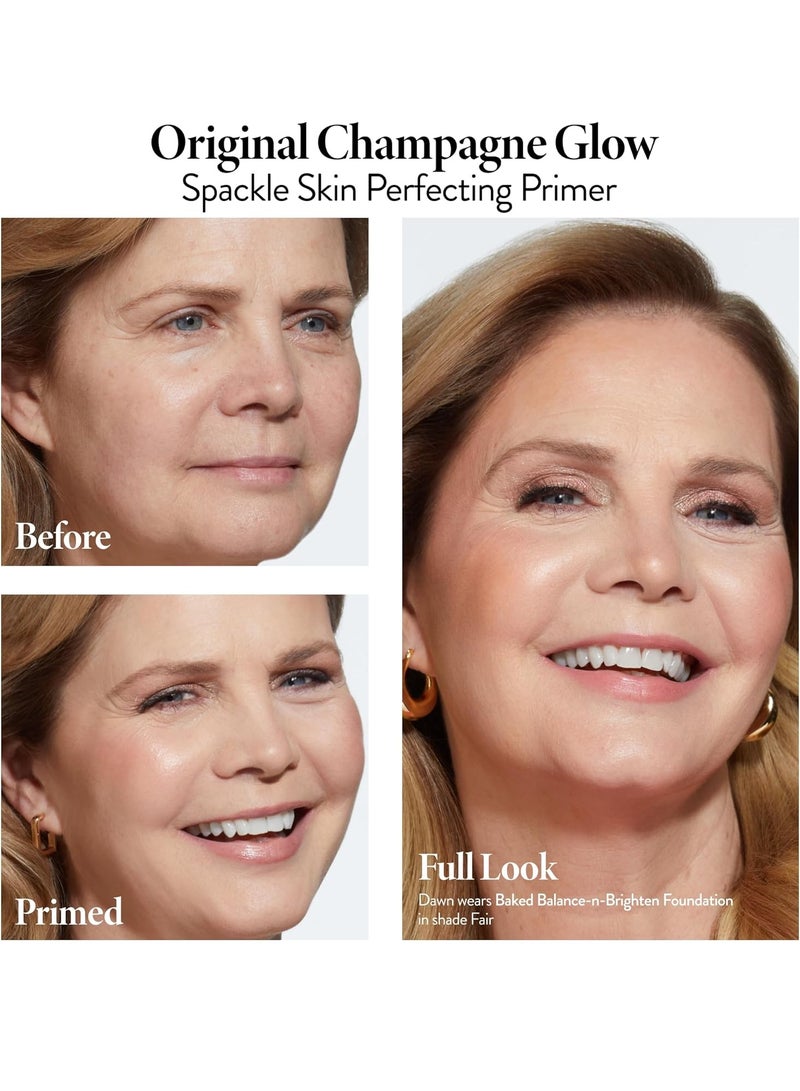 LAURA GELLER NEW YORK Spackle Super-Size Champagne Glow 2 Fl Oz Skin Perfecting Primer Makeup with Hyaluronic Acid Long Wear Foundation Face Primer - Image 5