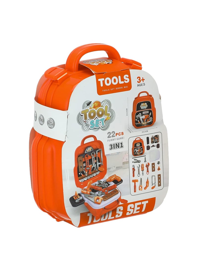 Children's tool set Pretend toy with backpack for baby Kids toys - Image 1