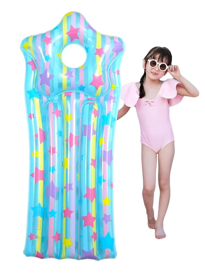 QSHOP Inflatable Pool Float, Large Pool Float for Swimming Pool and Sun Tan, for Holidays, Lake and Summer Parties 130*60cm  - Image 1