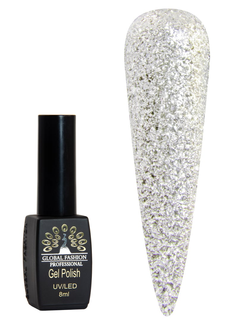 GLOBAL FASHION Global Fashion Black Elite Gel Polish | 132 Colors of Long-Lasting Elegance - 8ml | 158  - Image 1