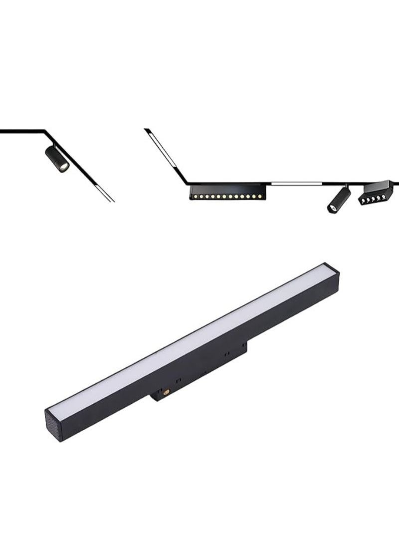 مغناطيسي | خطي LED | إضاءة مسار | تثبيت سطحي | مصباح سقف (90 سم) | طرق تركيب متعددة | تثبيت سقفي سطحي | تعليق | مدمج | 36 وات - Image 1