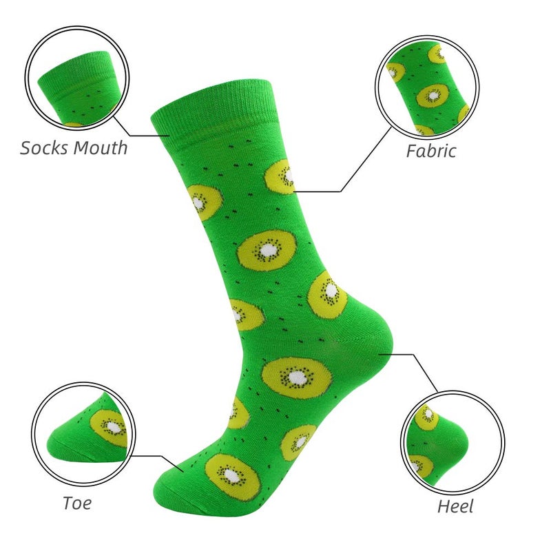 TOEJYJ Women Fun Socksï¼Œ Colorful Crazy Cool Funny Socksï¼Œ Pattern Funky Novelty Socks Size 9-11 - Image 5