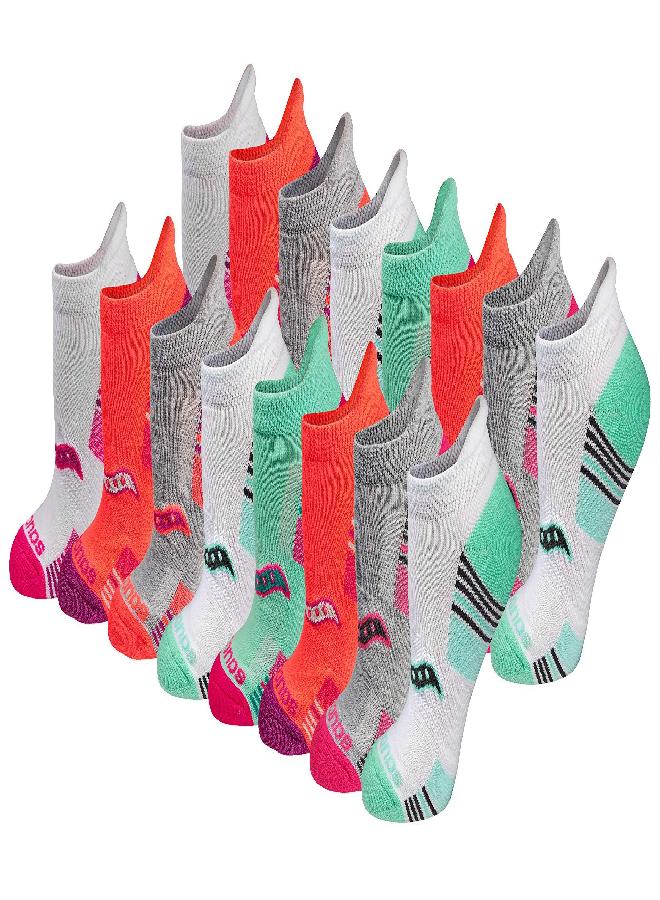 saucony Saucony womens Performance Heel Tab Athletic (8 & 16 Pairs) Running Socks, Assorted Light (16 Pairs), Shoe Size 5-10 US  - Image 1