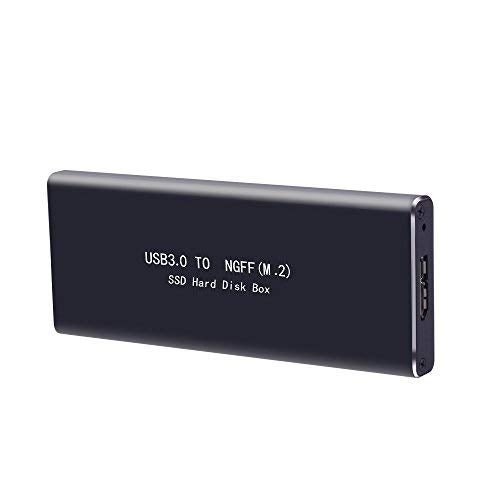 HIGHFINE M.2 SATA SSD to USB 3.0 External SSD Reader Converter Adapter Enclosure with UASP, Support NGFF M.2 2280 2260 2242 2230 SSD with Key B/Key B+M(Can't Fit for PCIe NVMe/PCIe AHCI with Key M) - Image 3