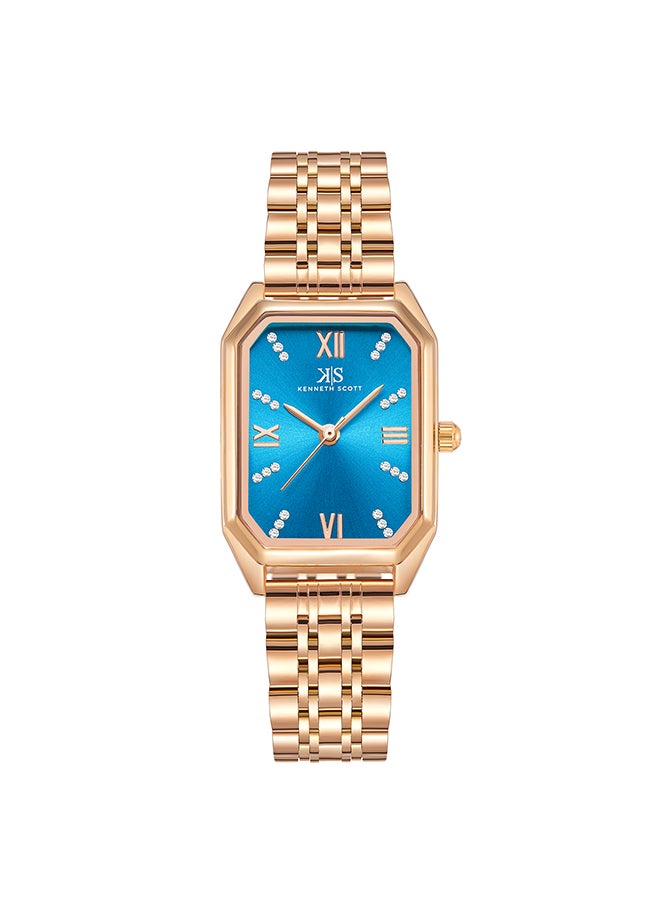 KENNETH SCOTT Women's Stainless Steel Analog Watch K23519-RBKL - 24 mm  - Image 1