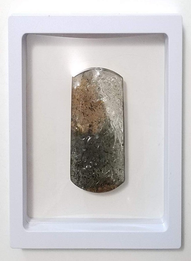 جم إطار عرض ثلاثي الأبعاد شفاف كبير من JM، مقاس 5.5 × 5.5 × 0.75 بوصة، حامل/صندوق/إطارات لعرض العملات التذكارية، والميداليات، والتحف، والمجوهرات، والهدايا، أبيض - Image 3