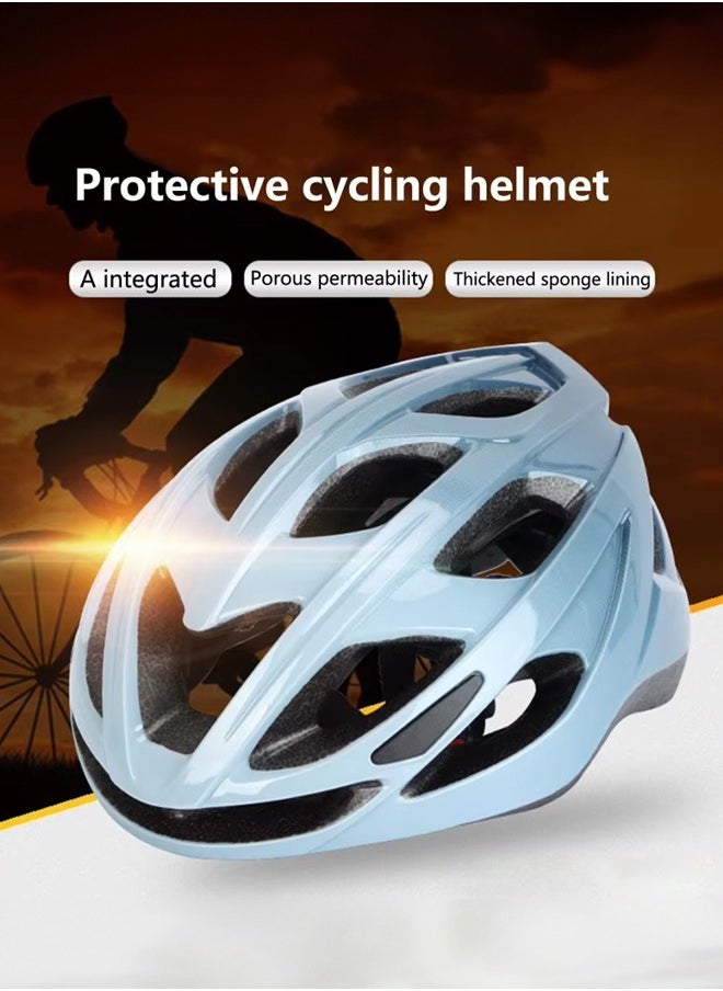 Occuwzz - Cool Blue Road Cycling Helmet Stay Safe and Stylish on Every Ride - Image 1
