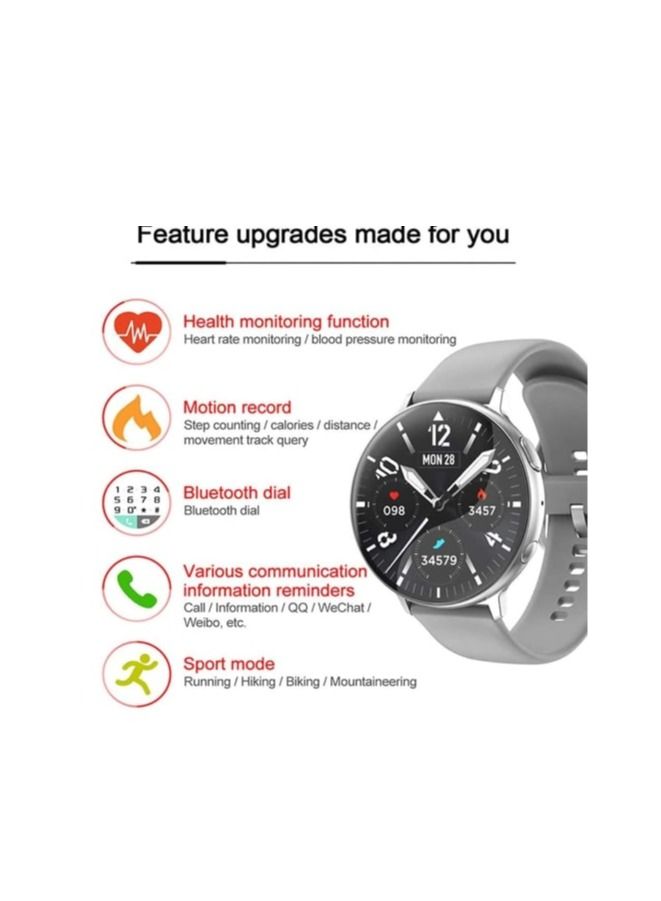 AROAQ F8 Smart Watch Full Coverage Matte Hard Cover Defense Edge Waterproof Bluetooth Dial Heart Rate Monitoring - Image 2