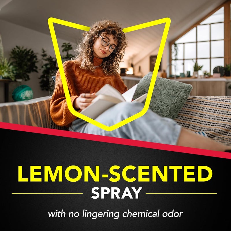 RAID Ant & Roach Killer Spray For Listed Bugs, Keeps Killing for Weeks, Lemon Scent, 17.5 oz - Image 5