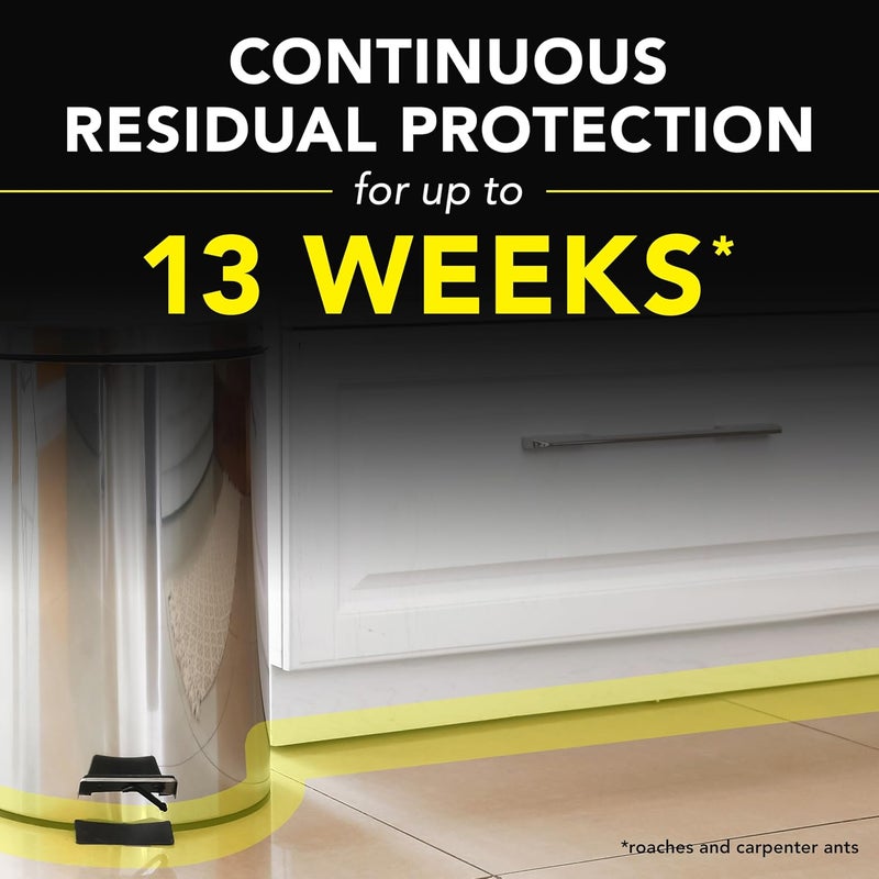 RAID Ant & Roach Killer Spray For Listed Bugs, Keeps Killing for Weeks, Lemon Scent, 17.5 oz - Image 2