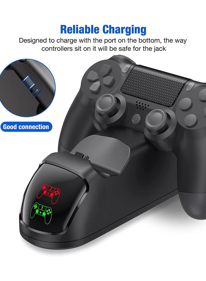 دوبي قاعدة شحن مزدوجة مع كابل USB لجهاز التحكم اللاسلكي PlayStation 4 - Image 5