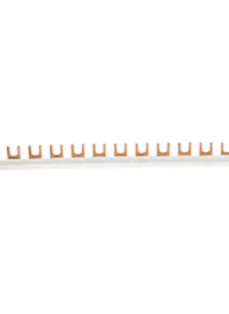 KNP 1-pole copper busbar (fork type) is used in electrical systems to facilitate the distribution of electrical power across a single circuit or phase.