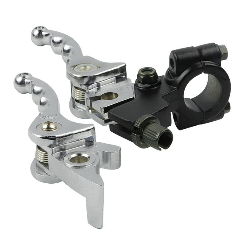 FLYPIG Folding Aluminum Clutch Brake Lever for 22mm 78 inch Handlebar Fit for 50cc 70cc 90cc 110cc 125cc 140cc TTR 125cc SSR Xmotos Apollo 125 Pit Dirt BikeChrome