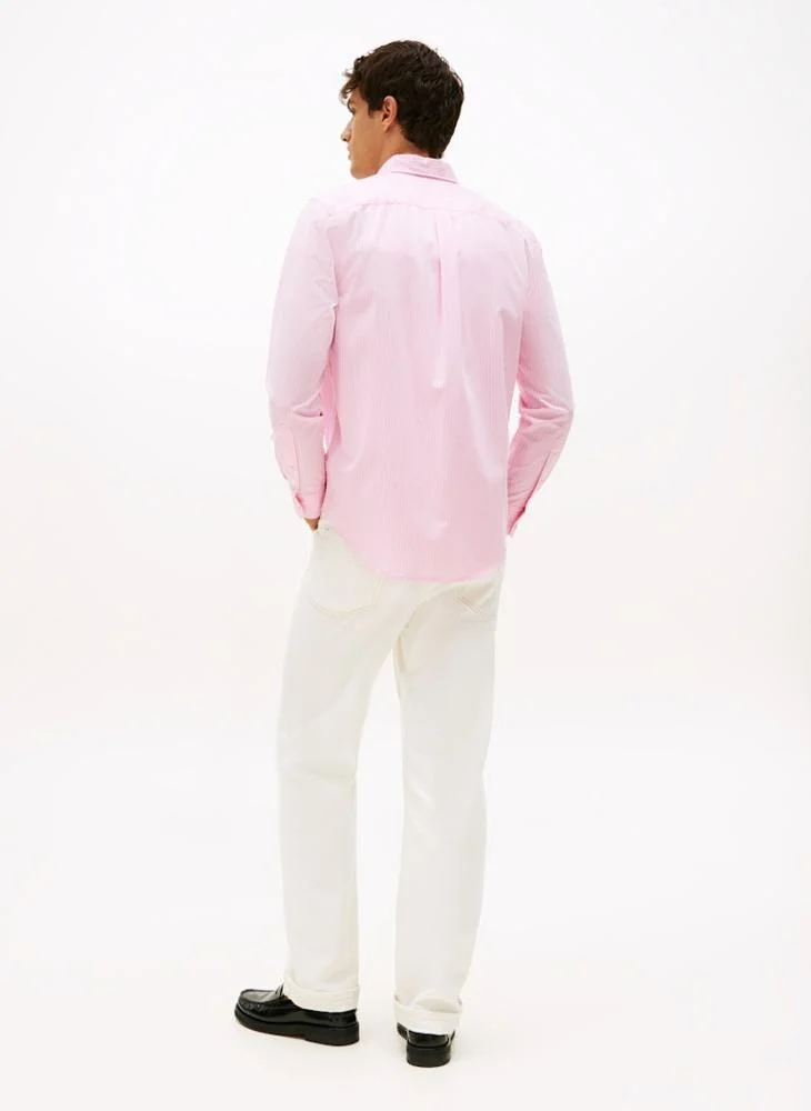 تومي هيلفيغر TH Flex Regular Fit Poplin Shirt
