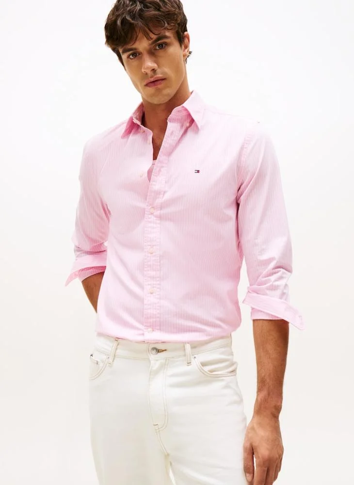 تومي هيلفيغر TH Flex Regular Fit Poplin Shirt