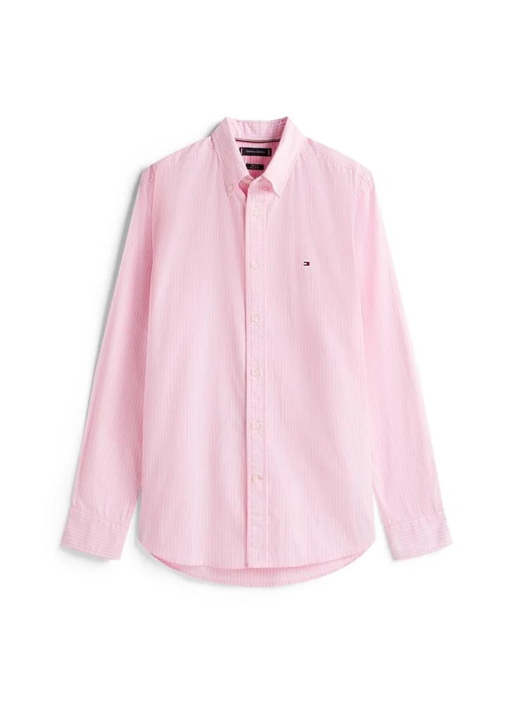 تومي هيلفيغر TH Flex Regular Fit Poplin Shirt