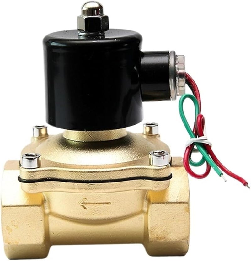 1 بوصة صمام مغناطيسي نحاسي مغلق عادة يعمل مباشرة للماء والغاز والزيت G 24 فولت تيار متردد ختم NBR - Image 1